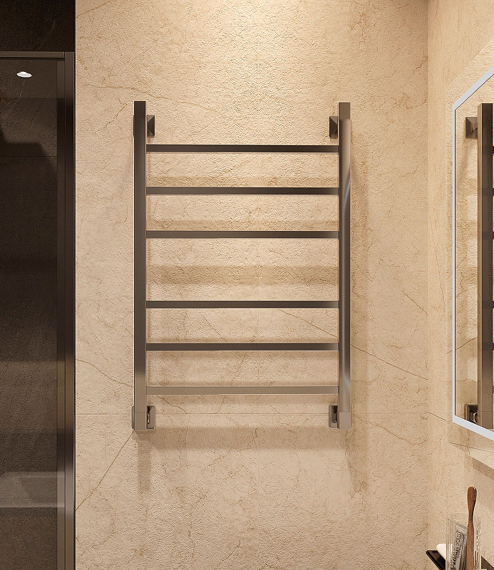 Водяной полотенцесушитель EWRIKA Деметра LP 80х50 Хром от магазина ЛесКонПром.ру