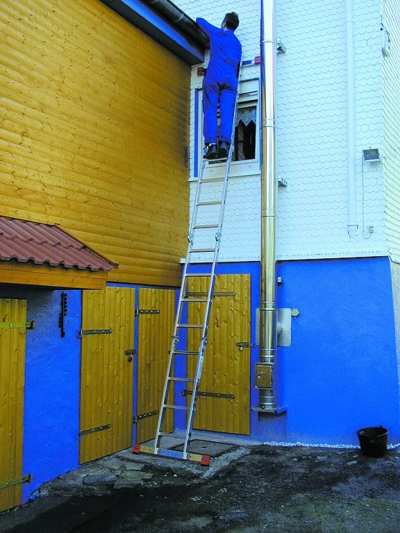 Универсальная алюминиевая шарнирная лестница-трансформер MultiMatic 4Х3 KRAUSE арт.120632 от магазина ЛесКонПром.ру