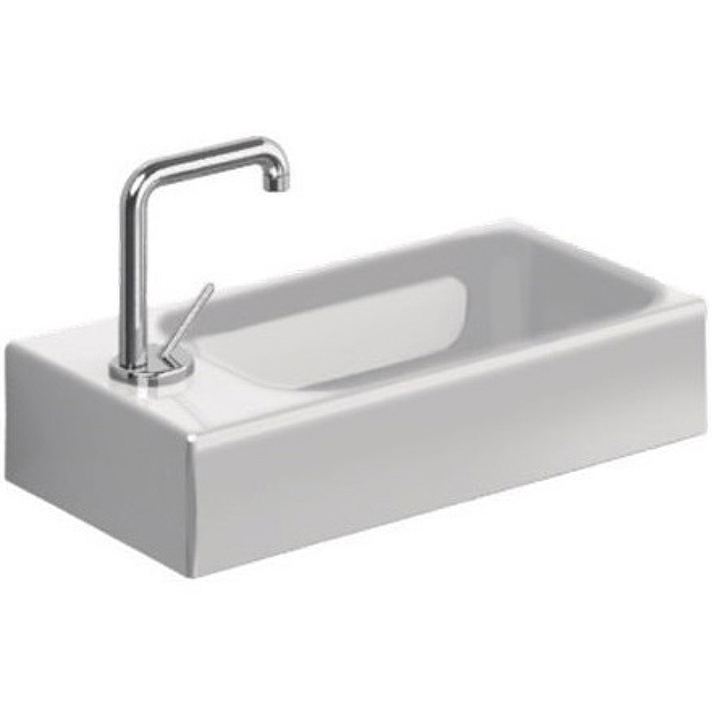 Раковина Kerasan Cento 45 353701L*1 Белая от магазина ЛесКонПром.ру