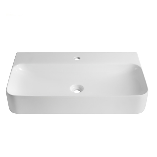 Раковина на столешницу FLUMEN DESIGN Platani 81 см белый от магазина ЛесКонПром.ру