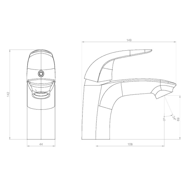 Смеситель для раковины TOKITO Fuji от магазина ЛесКонПром.ру