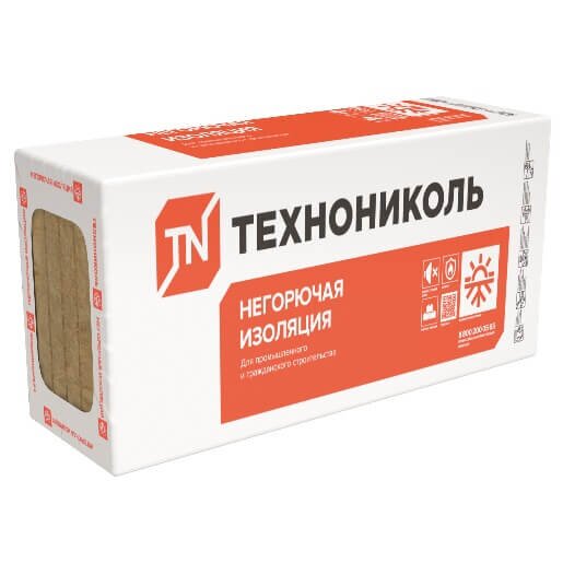 Плита минераловатная ТЕХНОНИКОЛЬ Техновент Проф 1200х600х50 мм, 6 шт от магазина ЛесКонПром.ру