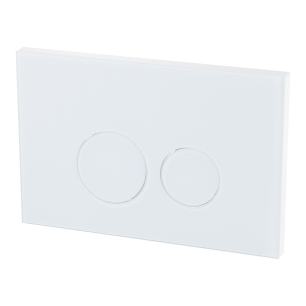 Кнопка для инсталляции FLUMEN стекло белый от магазина ЛесКонПром.ру