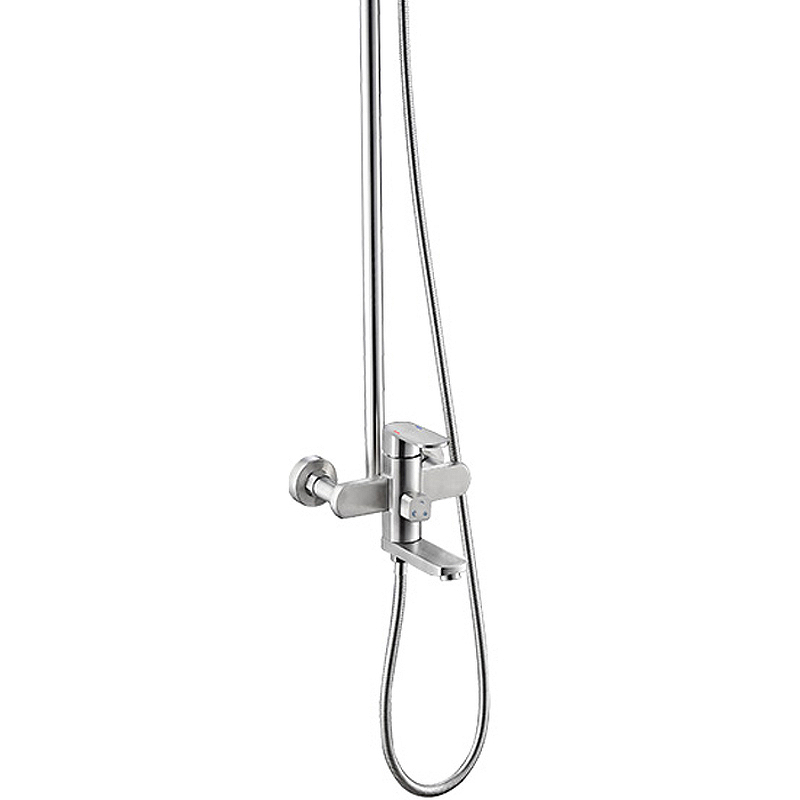 Душевая система Melana Stello F610307 Сатин от магазина ЛесКонПром.ру