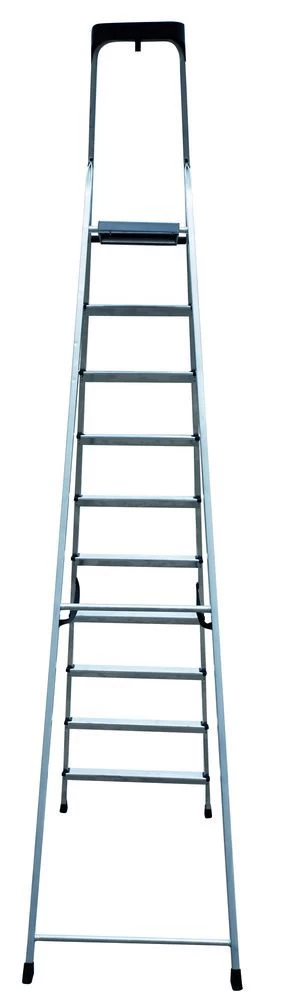 Стремянка алюминиевая с органайзером Новая Высота 10 ступеней (арт. 2115110) от магазина ЛесКонПром.ру
