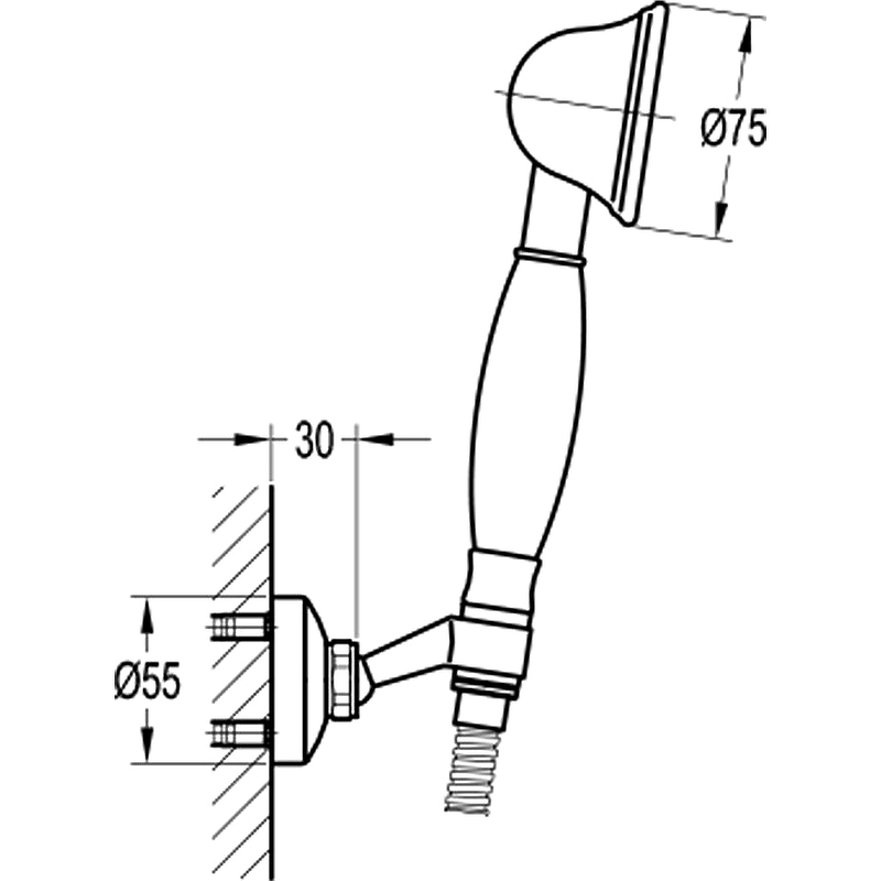 Душевой гарнитур Swedbe Terracotta 2562 Терракота от магазина ЛесКонПром.ру