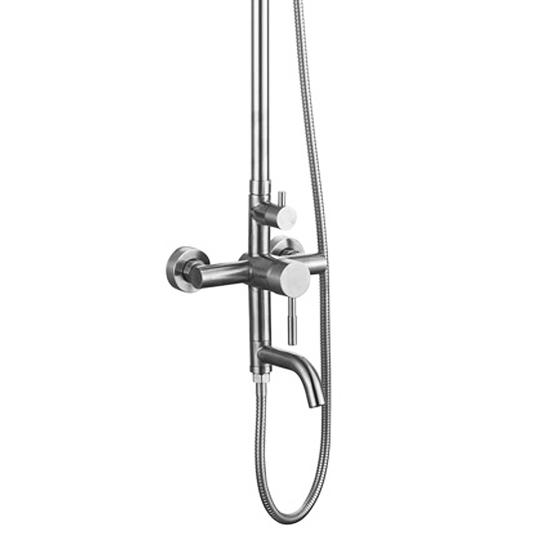 Душевая система Melana F1003P Нержавеющая сталь от магазина ЛесКонПром.ру