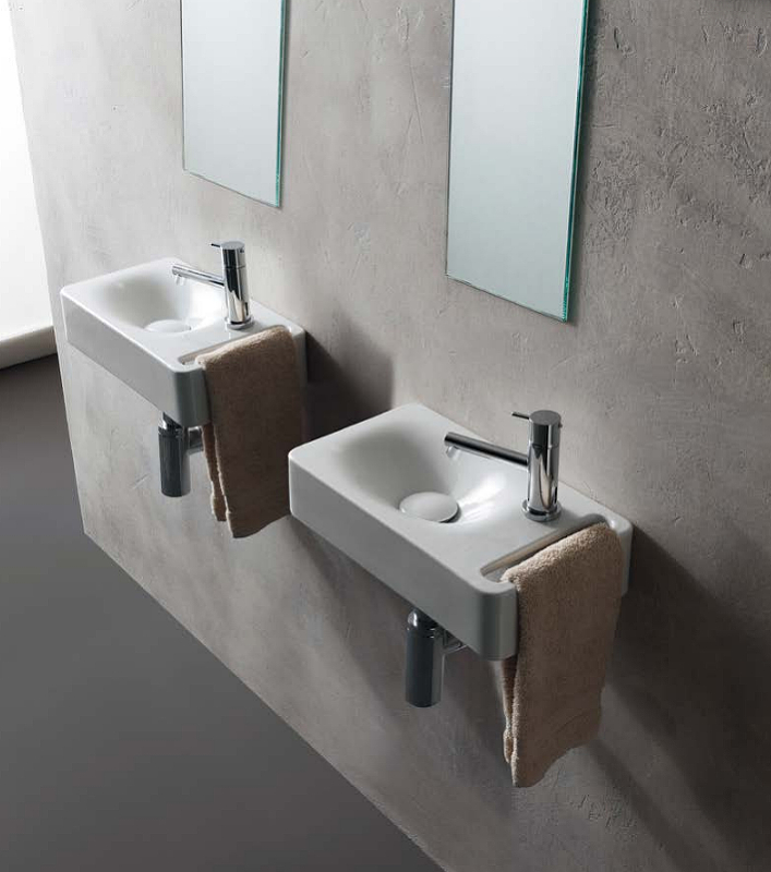 Раковина Scarabeo Soft-Hung-Cube 40 1513 Белая от магазина ЛесКонПром.ру