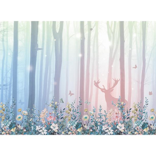 Фотообои флизелиновые Волшебный лес 400х270 см от магазина ЛесКонПром.ру