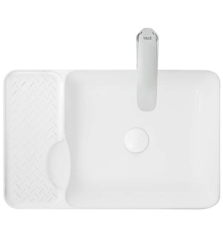 Раковина WeltWasser Elbach 2263 56 10000004574 Белый глянец от магазина ЛесКонПром.ру