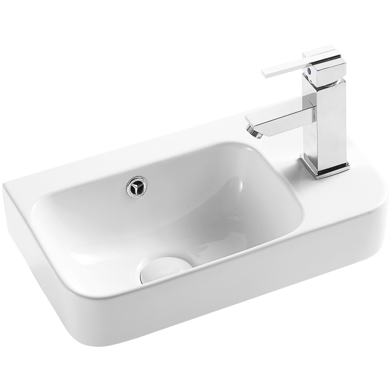 Раковина WeltWasser Aisbach 5117 R 45 10000003971 Белый глянец от магазина ЛесКонПром.ру