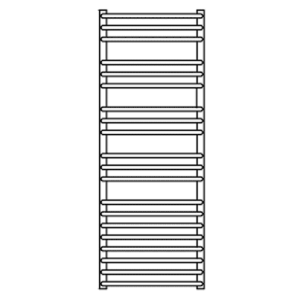 Водяной полотенцесушитель Grota Forte 48х120 Хром от магазина ЛесКонПром.ру