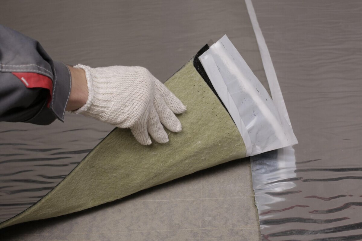 Рулонная звукоизоляция пола ТЕХНОНИКОЛЬ Master от магазина ЛесКонПром.ру