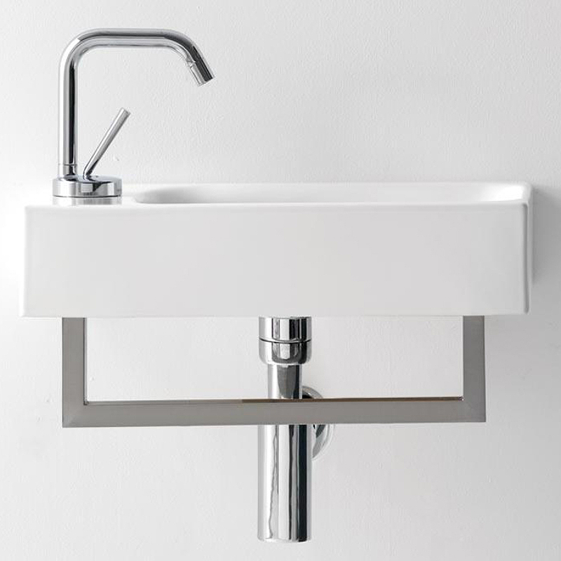 Раковина Kerasan Cento 45 353701L*1 Белая от магазина ЛесКонПром.ру