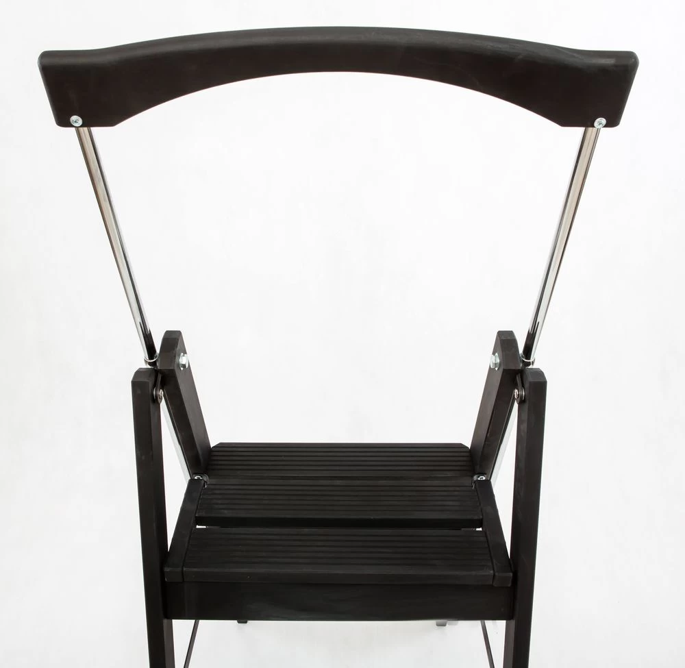 Стремянка деревянная Hoz-Block Серж 5 ступеней Черная (арт. СДР-5Ч) от магазина ЛесКонПром.ру