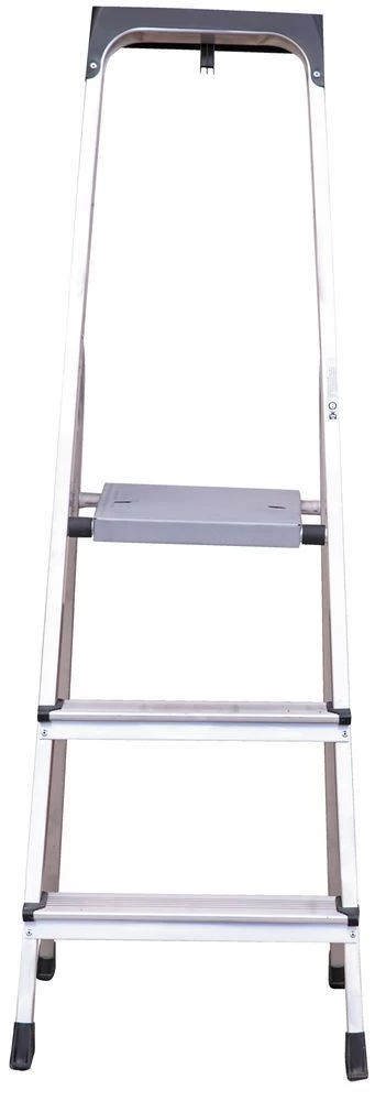 Стремянка алюминиевая с органайзером Новая Высота 3 ступени (арт. 2115103) от магазина ЛесКонПром.ру