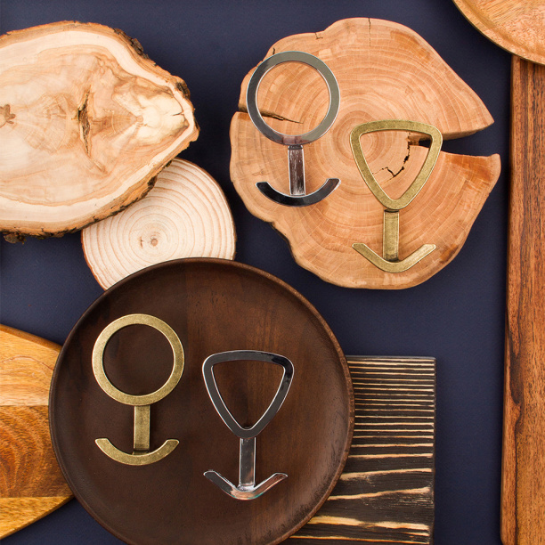 Крючок мебельный KERRON 0230 хром глянец от магазина ЛесКонПром.ру