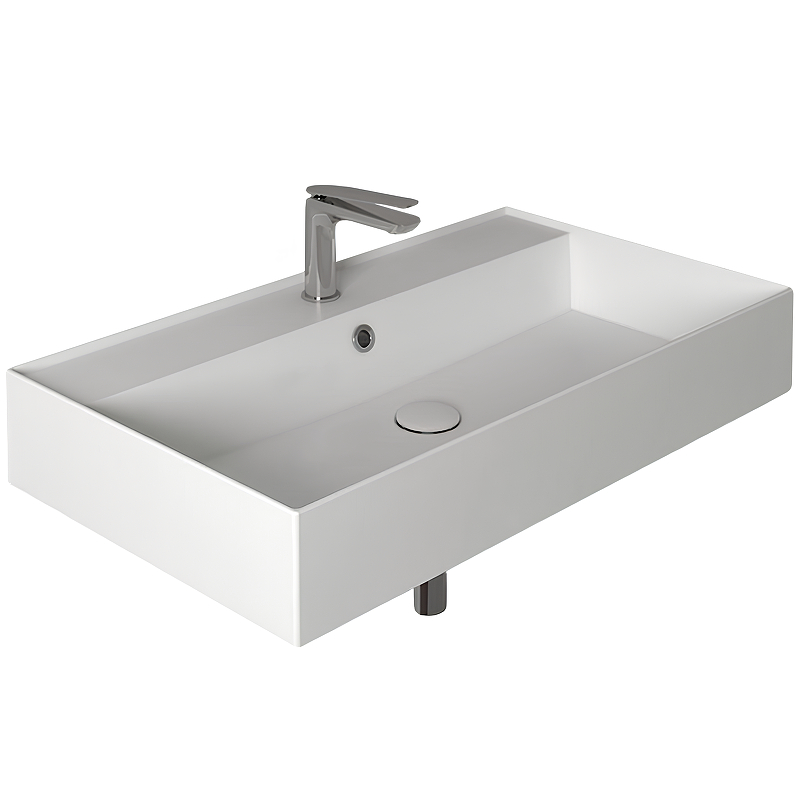 Раковина Simas Agile 81 AG81 bi*1 Белая от магазина ЛесКонПром.ру