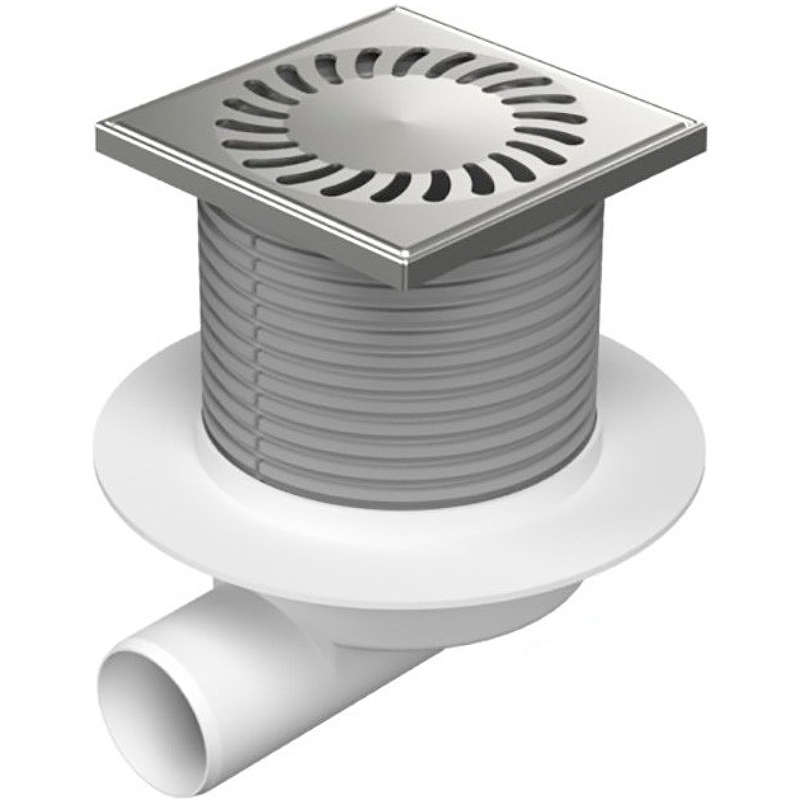 Душевой трап Paini 425NXL с решеткой Хром от магазина ЛесКонПром.ру