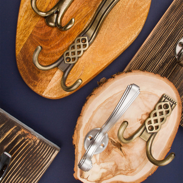 Крючок мебельный KERRON 0270 хром матовый от магазина ЛесКонПром.ру