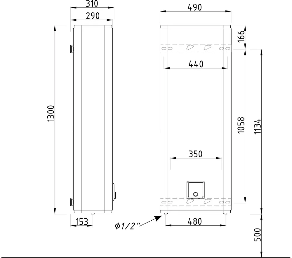 Накопительный водонагреватель Atlantic Steatite Essential 100 электрический от магазина ЛесКонПром.ру