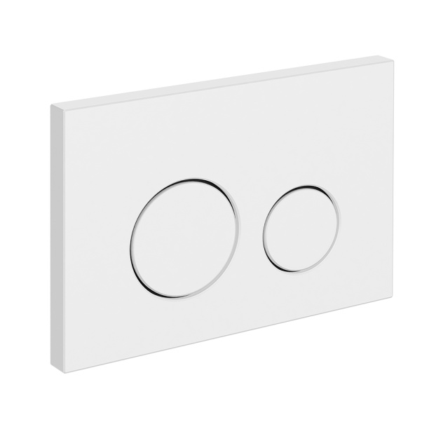 Кнопка для инсталляции Cersanit TWINS белый от магазина ЛесКонПром.ру