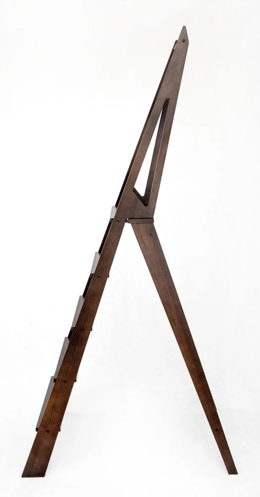 Стремянка деревянная Hoz-Block Стиль 5 ступеней Венге (арт. СДС-5В) от магазина ЛесКонПром.ру