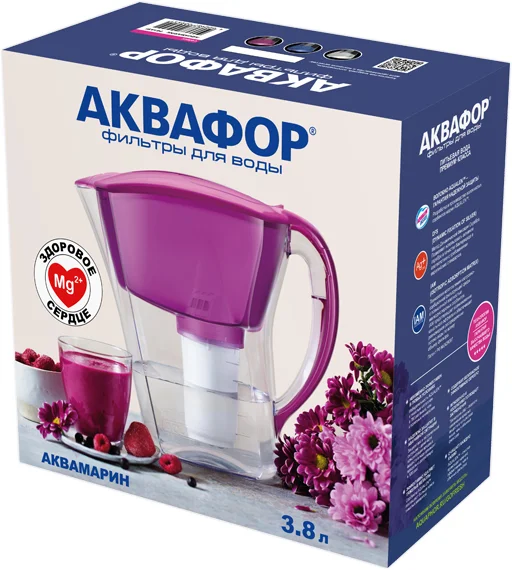 Фильтр-кувшин Аквафор Аквамарин синий кобальт от магазина ЛесКонПром.ру