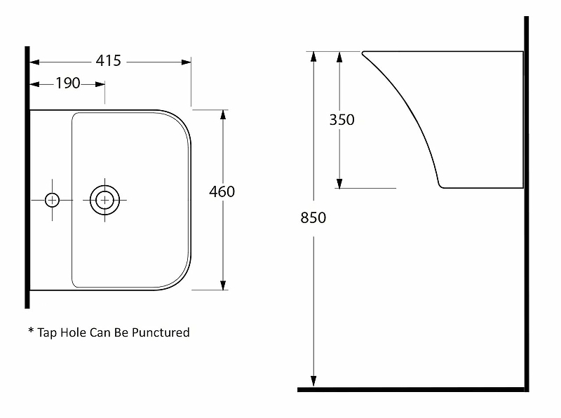 Раковина beWash Ladoga 46 54461101 Белый глянец от магазина ЛесКонПром.ру