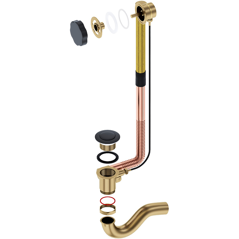 Слив-перелив Timo 8003/03 полуавтомат Черный от магазина ЛесКонПром.ру