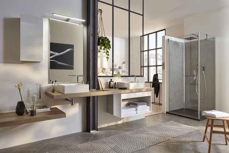 Столешница Jacob Delafon Parallel 180 Квебекский дуб от магазина ЛесКонПром.ру