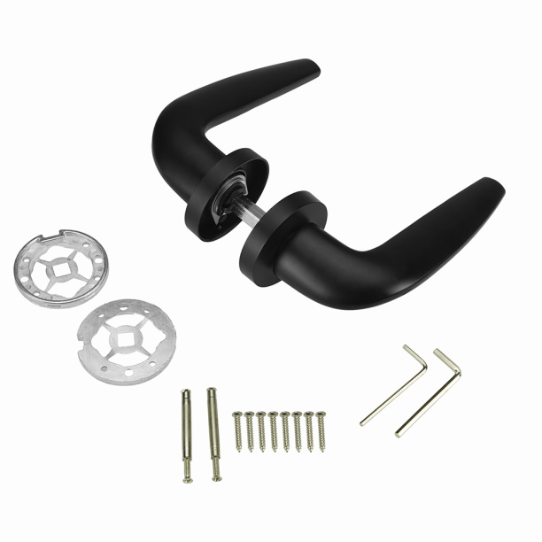 Ручки дверные NEODECO L325 черные от магазина ЛесКонПром.ру