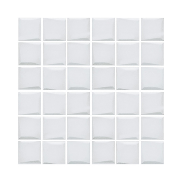Мозаика Анвер керамогранит белая 30,1х30,1х0,69 см от магазина ЛесКонПром.ру