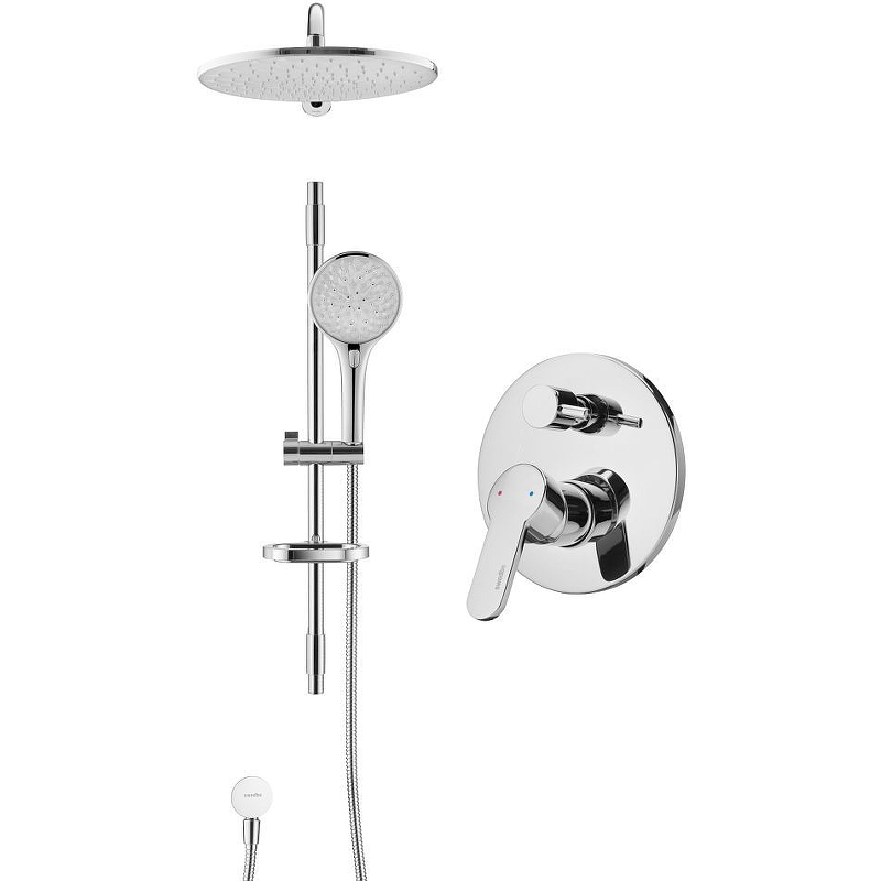 Душевая система Swedbe Platta 5536 Хром от магазина ЛесКонПром.ру