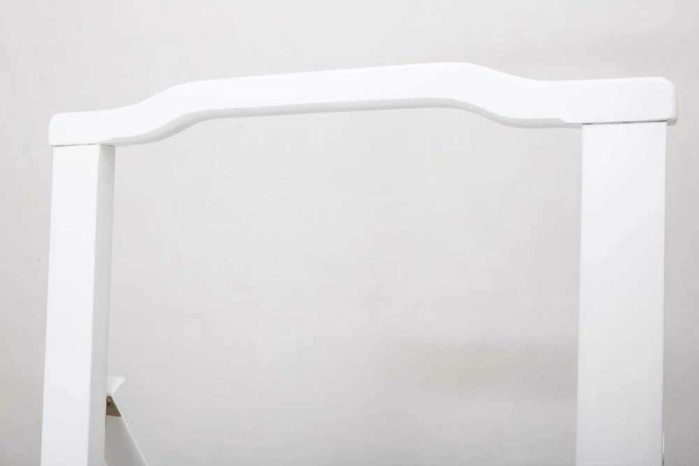 Стремянка деревянная с широкими ступенями Hoz-Block Микки 4 ступени Белая (арт. СДМ-4Б) от магазина ЛесКонПром.ру