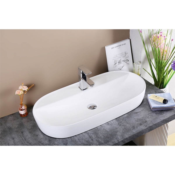 Раковина CeramaLux 82 D1347 Белая от магазина ЛесКонПром.ру