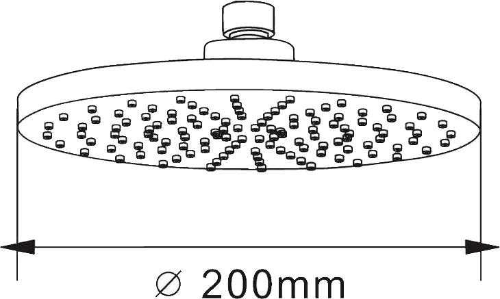 Верхний душ Orange S09TS от магазина ЛесКонПром.ру