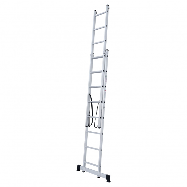 Лестница алюминиевая двухсекционная Новая Высота 8 ступеней от магазина ЛесКонПром.ру