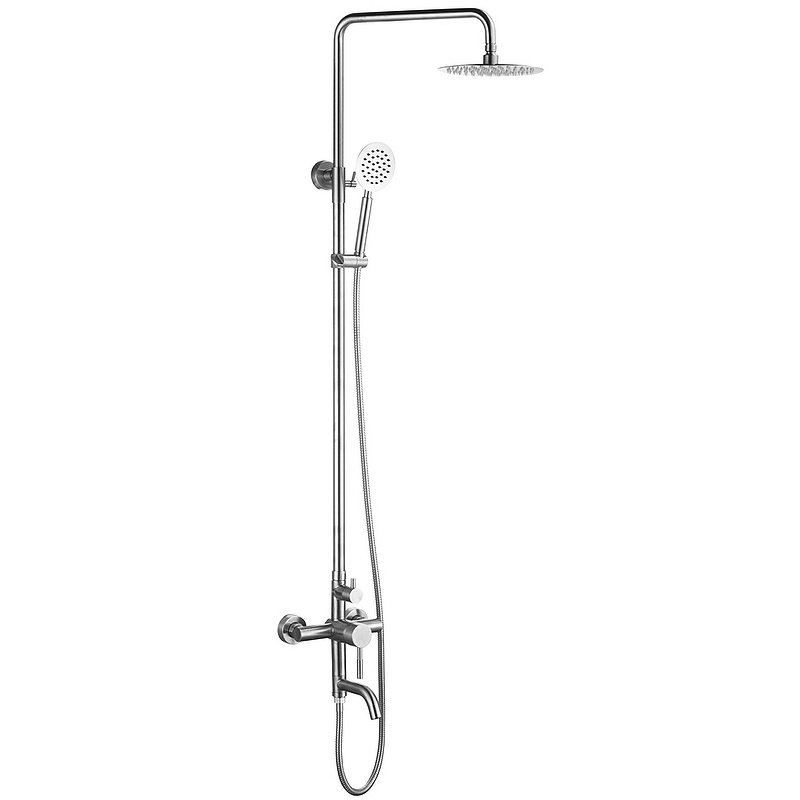 Душевая система Melana F1003P Нержавеющая сталь от магазина ЛесКонПром.ру