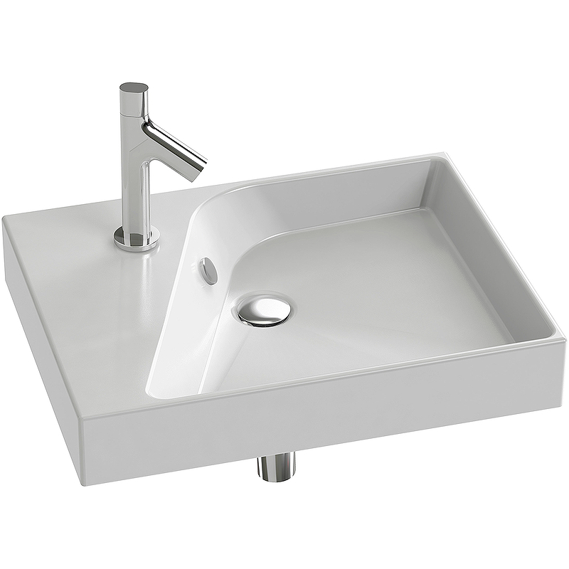 Раковина Jacob Delafon Rythmik 60 EXQ112-Z-00 Белая от магазина ЛесКонПром.ру