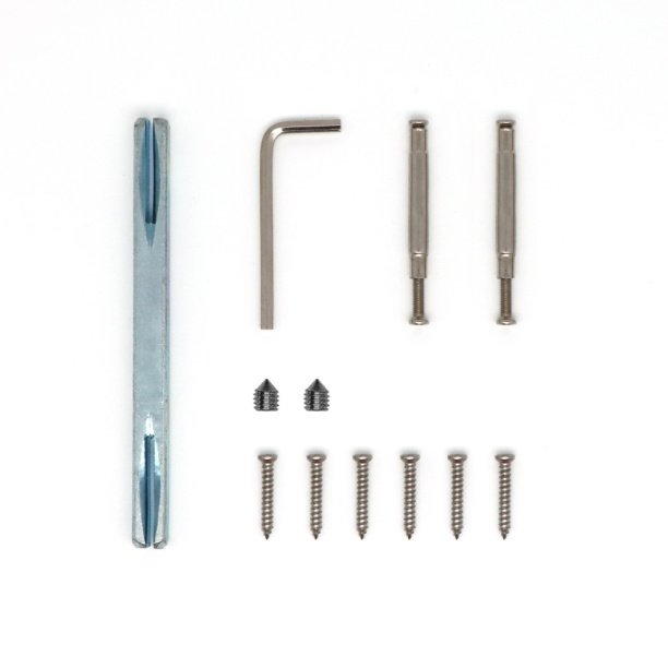 Ручки дверные NEODECO А52018 никель от магазина ЛесКонПром.ру