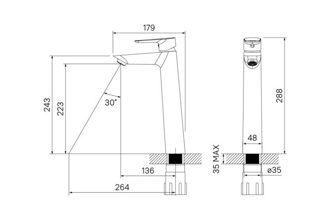 Смеситель для умывальника IDDIS Cloud 80534156 от магазина ЛесКонПром.ру