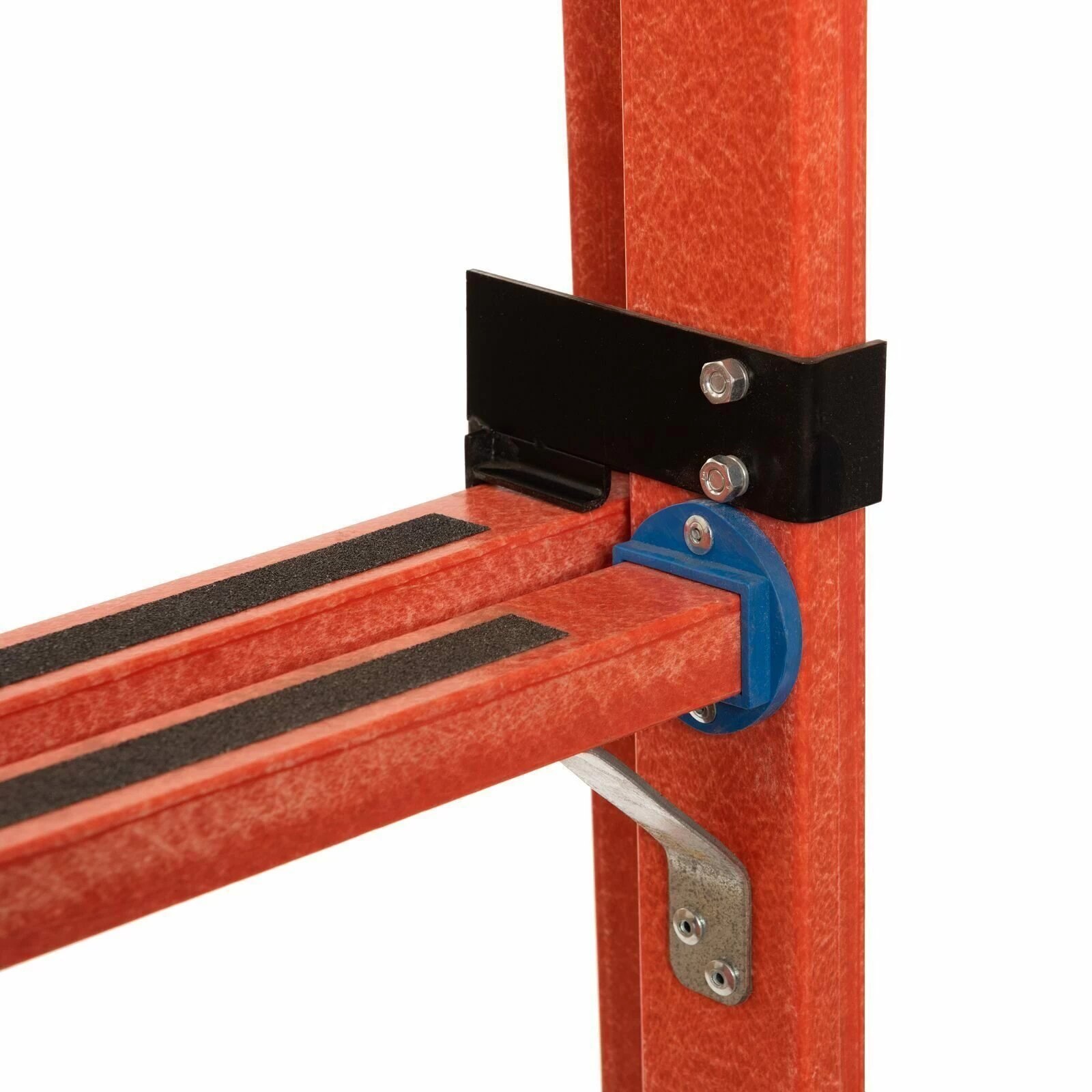 Алюминиевая двухсекционная профессиональная лестница 3220 выдвижная с тросом 2x20 арт.SR 3220 от магазина ЛесКонПром.ру