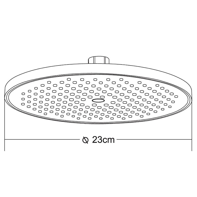 Верхний душ Orange S13TScr Хром от магазина ЛесКонПром.ру