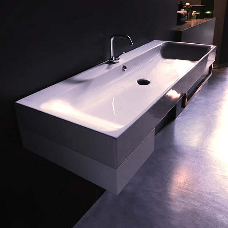 Раковина Kerasan Cento 120 353401*1 Белая от магазина ЛесКонПром.ру