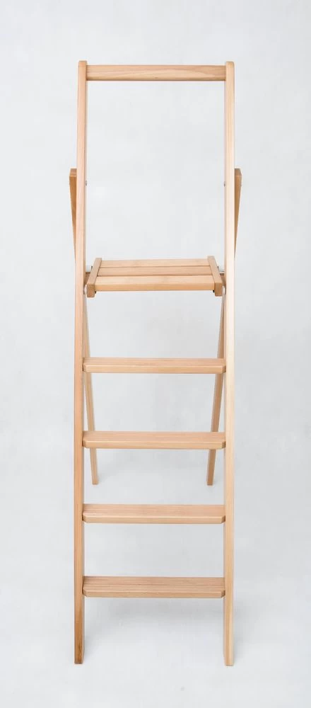 Стремянка деревянная Hoz-Block Батя 5 ступени Светлая (арт. СДБ-5С) от магазина ЛесКонПром.ру