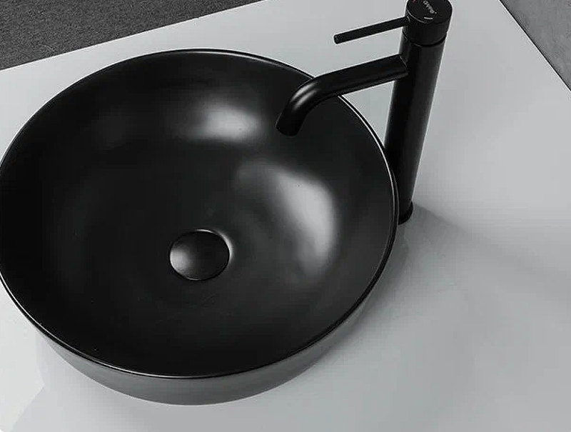 Раковина-чаша Gappo 42 GT105-8 Черная матовая от магазина ЛесКонПром.ру