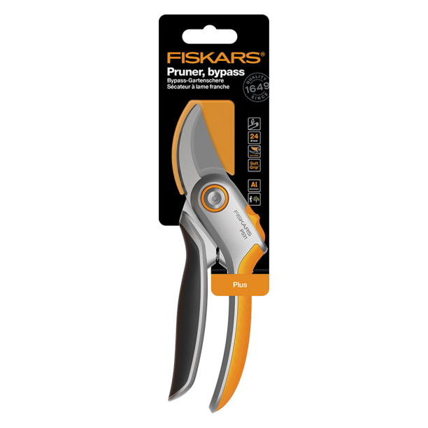 Секатор FISKARS PlusP531 плоскостной от магазина ЛесКонПром.ру