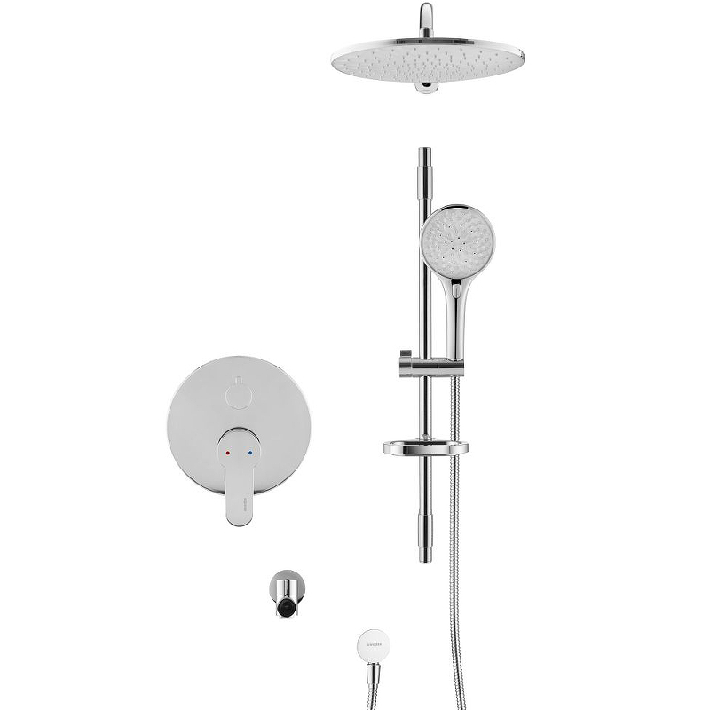 Душевая система Swedbe Platta 5542 Хром от магазина ЛесКонПром.ру