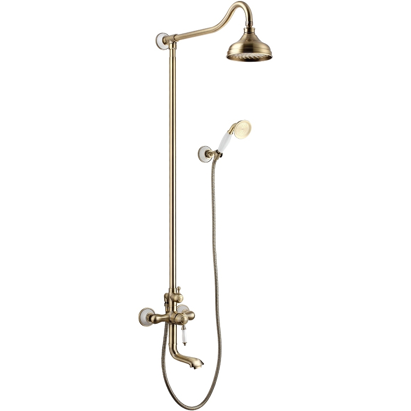 Душевая система Lemark Villa LM4862B Бронза от магазина ЛесКонПром.ру